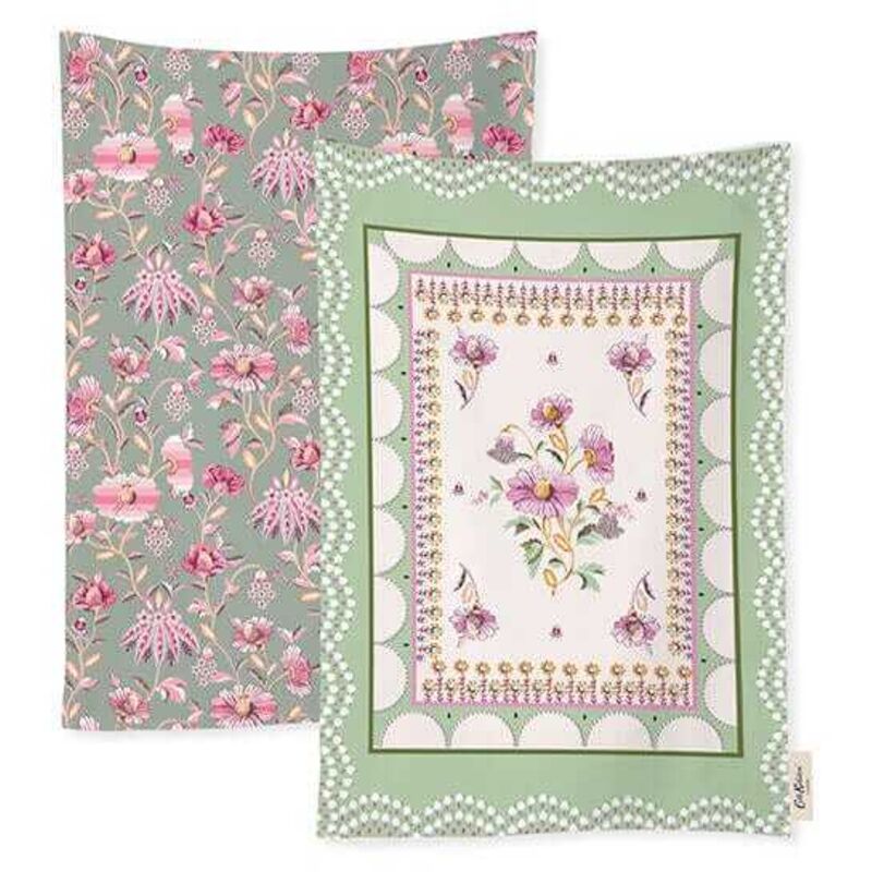Friendship Gardens Set of 2 Tea Towels - Cath Kidston