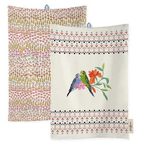 Cath Kidston Painted Table Set Of 2 Cotton Tea Towels