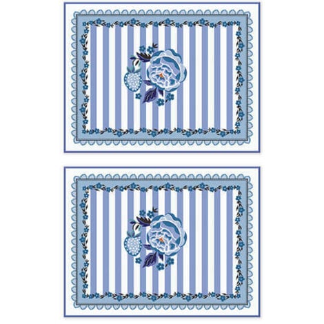 Cath Kidston Strawberry Garden Blue Set of 2 Placemats