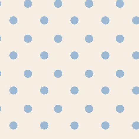 Cath Kidston Vliestapete Button Spot Blau 10mx52cm