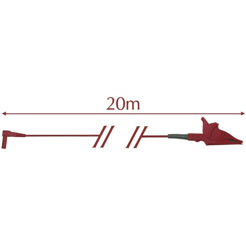 Catiii - 600V cordons de mesure rouges longs egatronik Ega Master