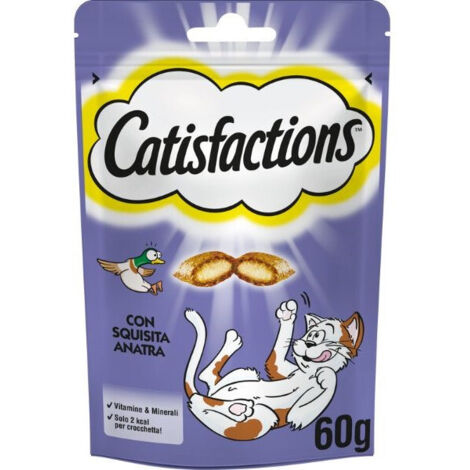 Catisfactions Cat con Anatra  - Catisfactions Cat con Anatra - Confezione da 60 Gr