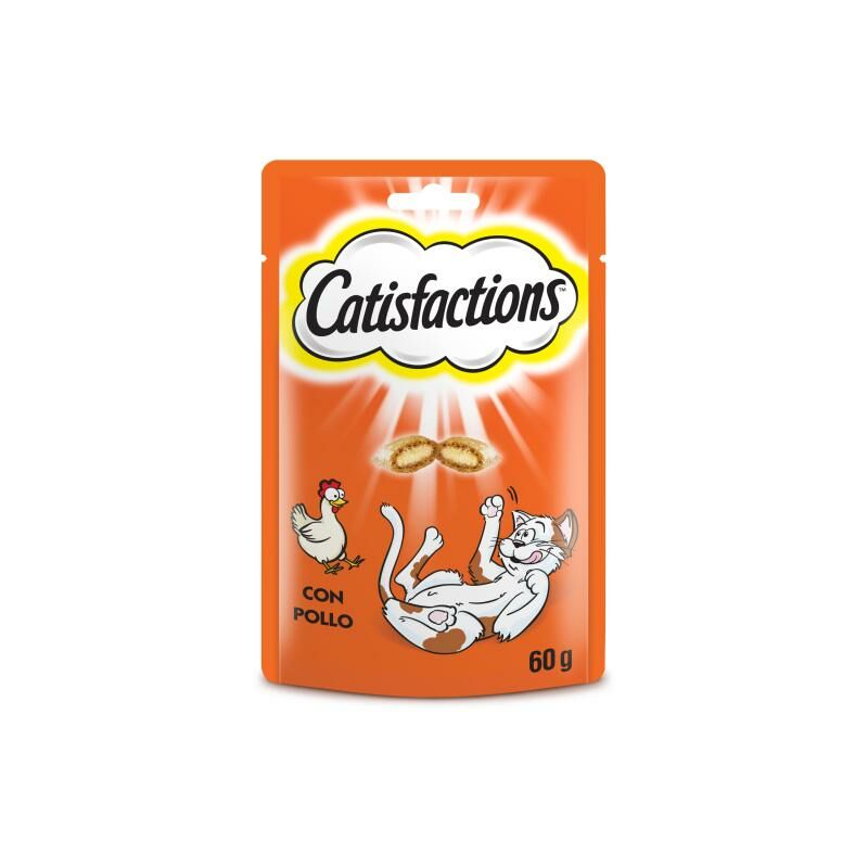 

Catisfactions Pollo 60gr Premio para gatos