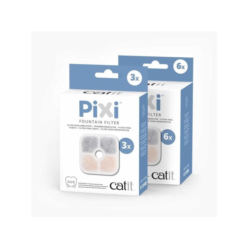 Cat It - catit 6 Filtres pour fontaine a eau pixi