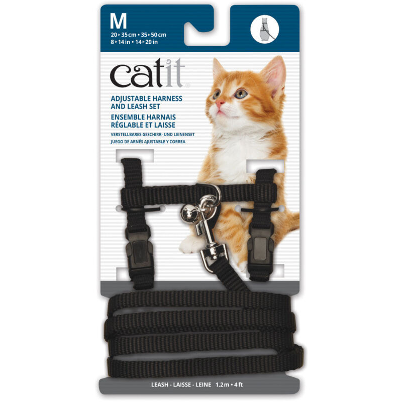 

arn�s y correa m, negro - Catit