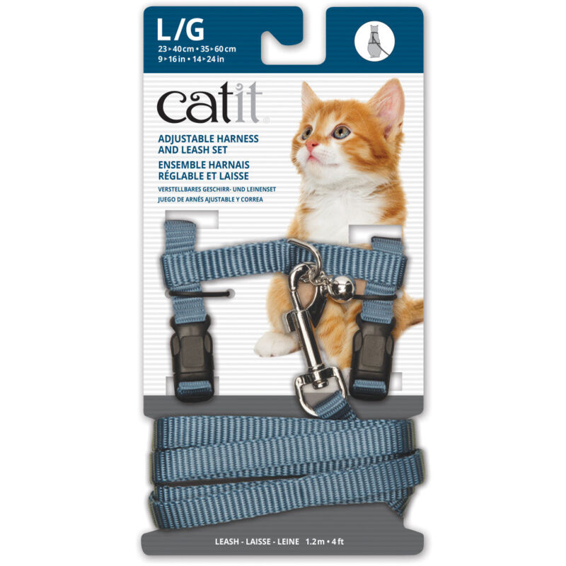 

arn�s y correa l, azul - Catit