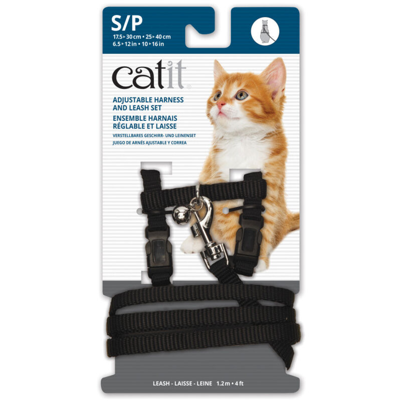 

arn�s y correa s, negro - Catit