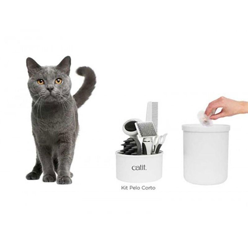 Cat It Cat-it Komplettes Pflegeset Für Katzen In Weiß