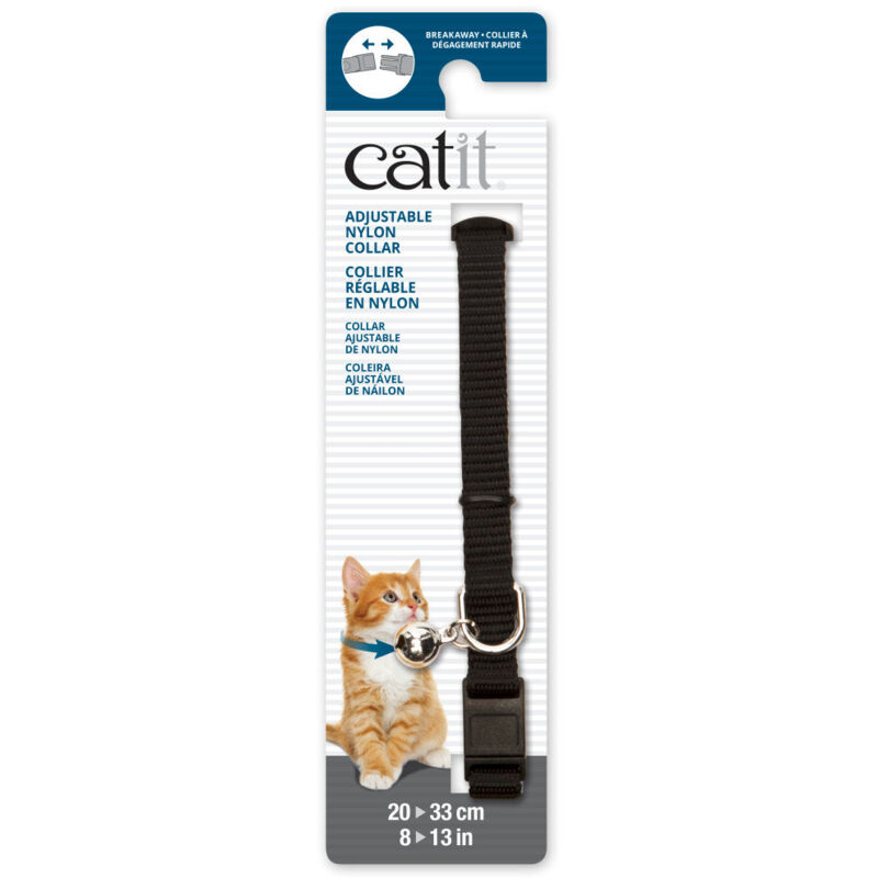 

collar breakaway unicolor, negro - Catit