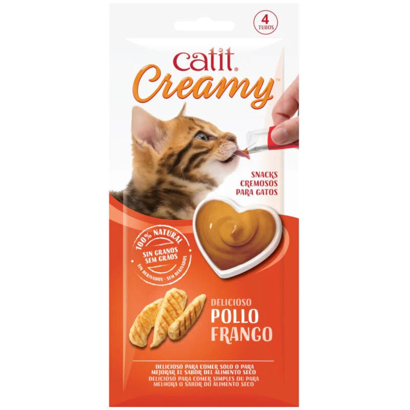 

Catit creamy pollo 4x10g