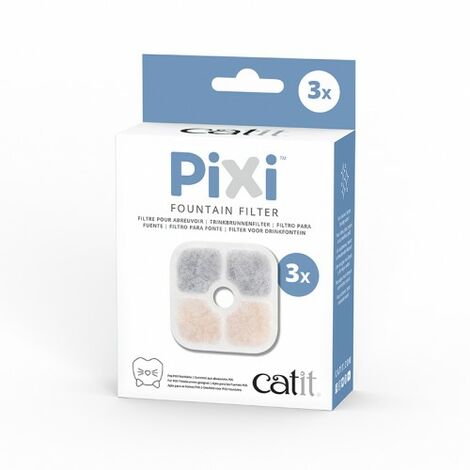 Catit Pixi -Filter fÙr Brunnen, 3 -uds -Pack