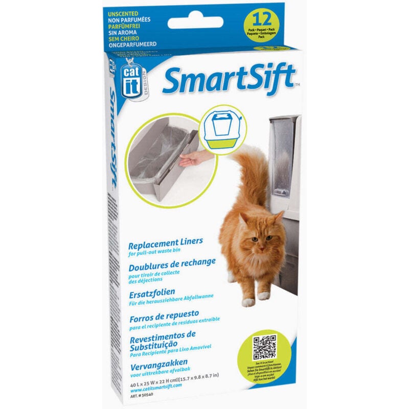 

smartsift bolsa recambio inferior, 12 uds - Catit