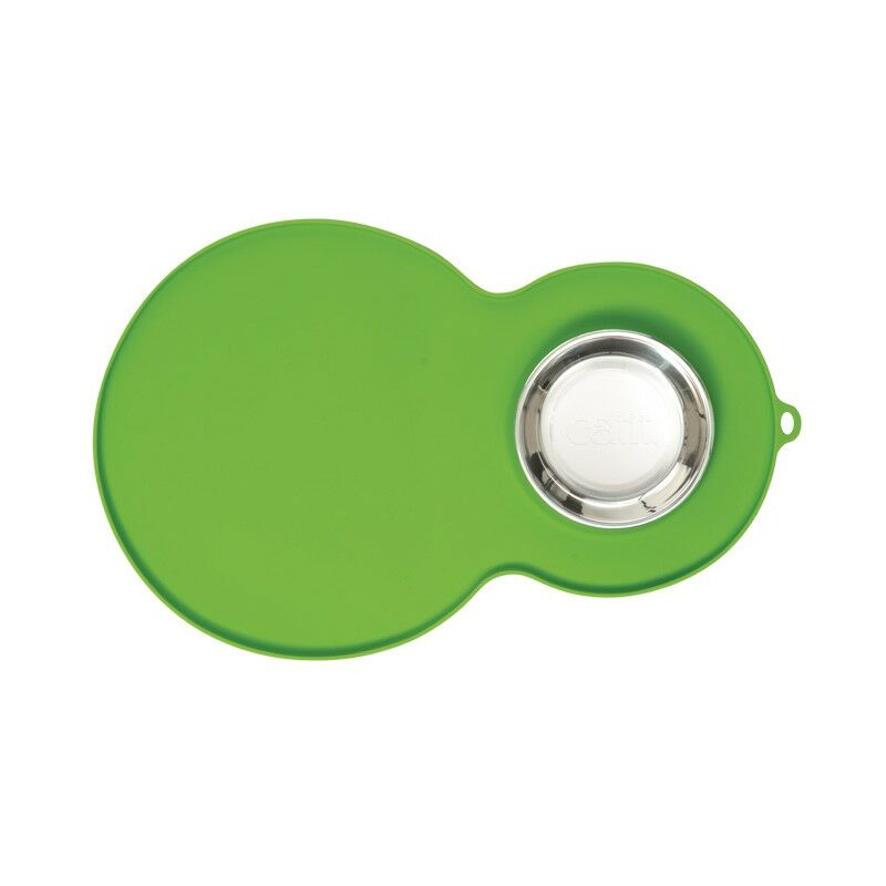 Catit Teppich Silicon mit grЩnem Edelstahl -Feeder