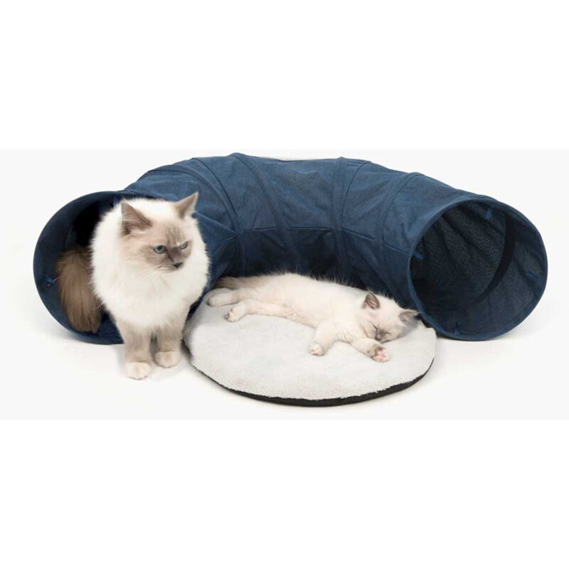 

Catit vesper t�nel con cama azul 68x97x28cm