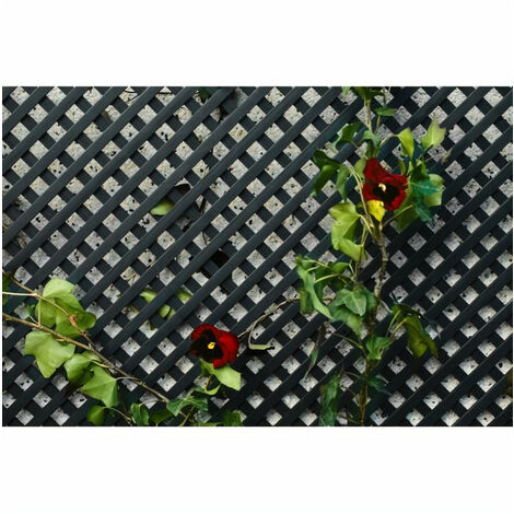 CATRAL - Treillis pvc 18mm - 0.6x1.2m - anthracite