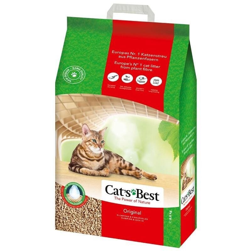Litière pour chat CAT'S BEST EcoPlus 20l