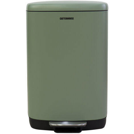 CATTER HOUSE CATTERHOUSE Mülleimer/Recyclingbehälter Planeta 50L 42,5x34x63 cm mit Pedal, herausnehmbarem Eimer und sanftem Verschluss