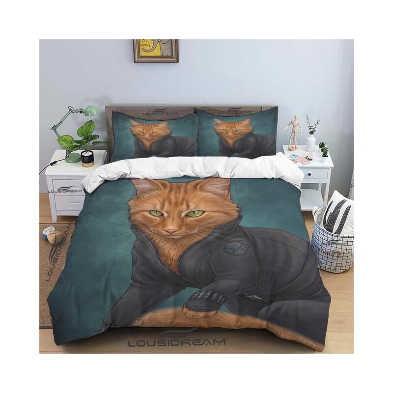 Catvingers supereroe Cartoon Cute King Twin Double...