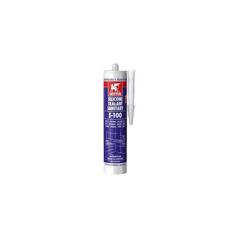

Caucho de silicona 300ml, transparente S100, base acética