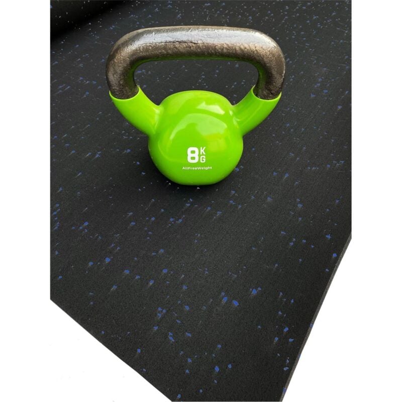 

Esterilla de Ejercicio y Fitness especial para Gimnasios | SPORT PREMIUM | Moteado Azul | Base Negra - color :6mm de altura - 1'25m (Ancho) x 1m