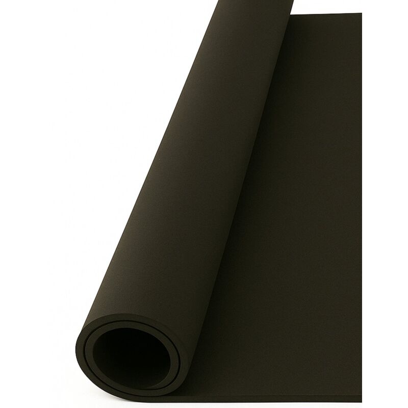 

Esterilla de Ejercicio y Fitness especial para gimnasios | SPORT PREMIUM | Sin Moteado | Negro liso - color :4mm de altura - 1'25m (Ancho) x 12m