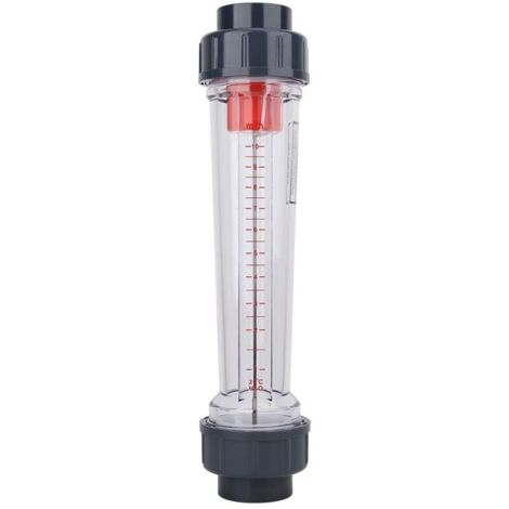 Caudalímetro de plástico de 50 mm para piscinas, 1-10 m³/h, alta precisión, caudal instantáneo, orificio plano de 50 mm, para rotámetro de líquidos LZS-40(D).