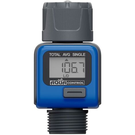Caudalímetro digital conexión rh 3/4 c2500 aqua control