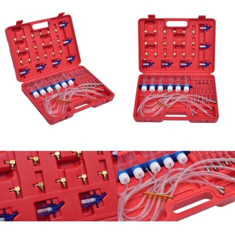 Caudalímetro para Common Rail Diesel con juego de adaptadores - Inyector - Medición de presión