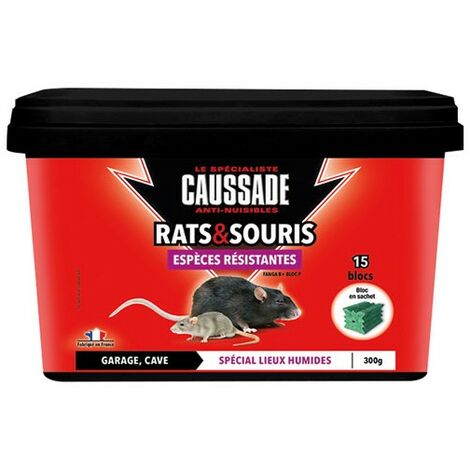 CAUSSADE - Rats souris espèces résistantes 300g /nc