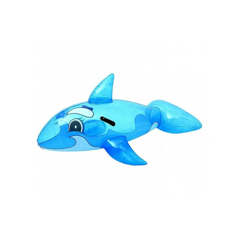 Trade Shop Traesio - Caballete Forma Ballena 41037 Transparente Hinchable 157X94Cm Con Asas