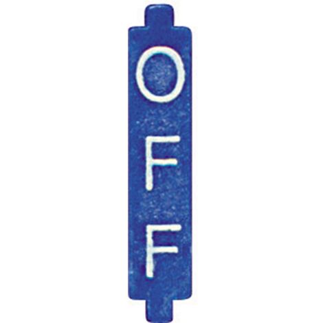 Cavalier de configuration ''OFF'' BTICINO 3501/OFF
