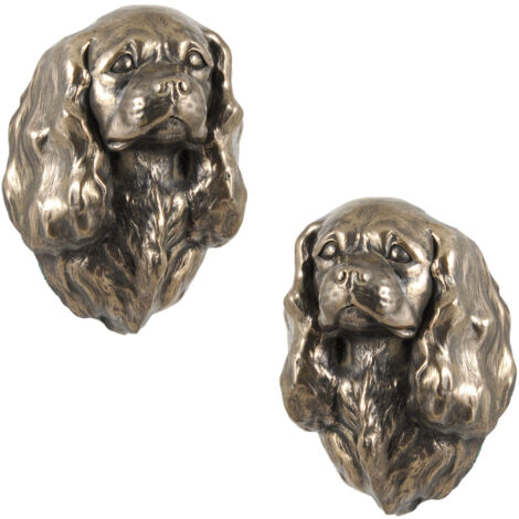 Cavalier King Charles Spaniel I - statuetta di cane, busto appeso, decorazione unica per un amante dei cani di Art-Dog