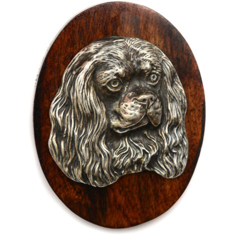 Cavalier King Charles Spaniel - Showbrosche, Startnummernclip, Hundeabzeichen von Art-Dog