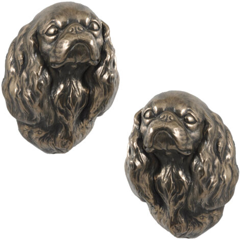 Cavalier King Charles Spaniel - statuette de chien, buste suspendu, décoration unique pour les amoureux des chiens par Art-Dog