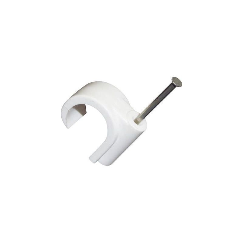 Cavalier pour plage de ø: 14 mm (max) Tru Components 523530 blanc (mat) 100 pc(s)