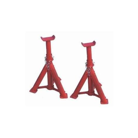 Cavalletti/Jack stand professionali pieghevoli 2 pz per auto/autoveicoli 2T/2000kg