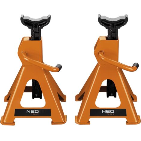 Cavalletti SUPPORTI AUTO 3T  295-415mm set da 2 pezzi NEO TOOLS 11-750