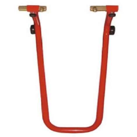 Cavalletto anteriore con ruote supporto moto in ferro verniciato