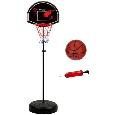 Cavalletto da basket per bambini - Regolabile - Set con pallone e pompa