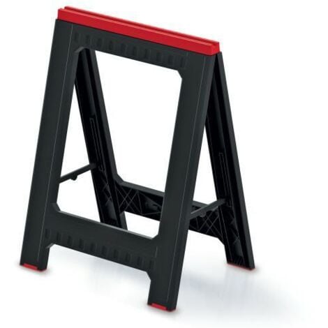 Cavalletto da lavoro pieghevole de (1 unità, pieghevole, supporto fisso, piedini antiscivolo, portata de 350 kg)