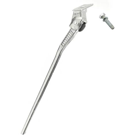 Cavalletto Laterale Bici in Alluminio Lunghezza 305mm Universale Reggiciclo con Piastra Indicazione Graduata