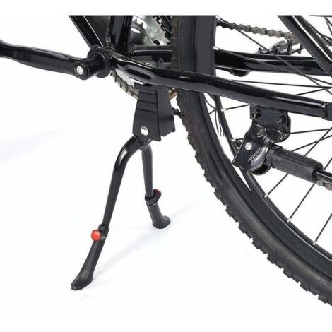 Cavalletto Posteriore Per Bici - Doppia Gamba In Acciaio Universale - ARGENTO