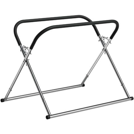 Cavalletto per parabrezza pieghevole regolabile in altezza max 75 kg supporto