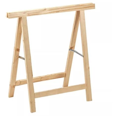 CAVALLETTO PIEGHEVOLE IN LEGNO DI ABETE CM.80