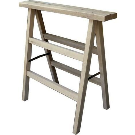 Cavalletto alto pieghevole in legno  Imposta il tuo tavolo di lavoro alto