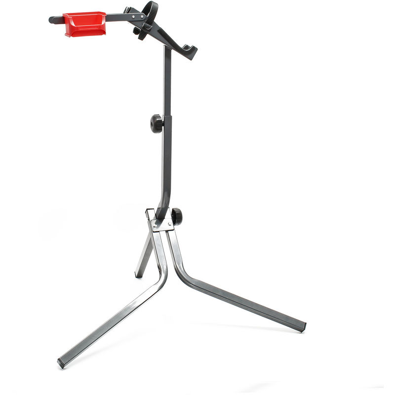 Image of Cavalletto per manutenzione bici altezza regolabile max 30 kg acciaio Supporto montaggio biciclette