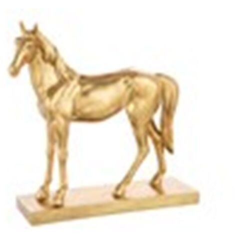Cavallo con Base 27x8.5x28.5 cm Oro