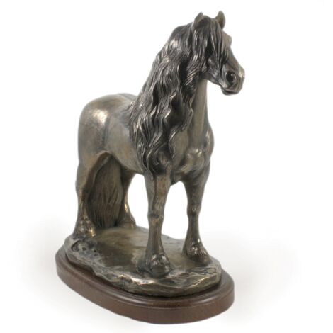 Cavallo frisone II - statuetta con cavallo, sagoma di cavallo su legno, prestigioso premio nel concorso del marchio Art-Dog