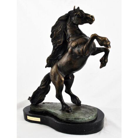 Cavallo frisone - statuetta esclusiva di cavallo, lussuoso design d'interni, edizione unica di statuette Art-Dog