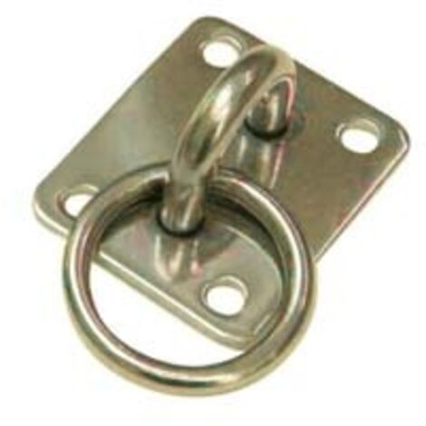 CAVALLOTTO QUADRO TONDO CON ANELLO SALDATO- - mm.60x50x3 - 24 pezzi